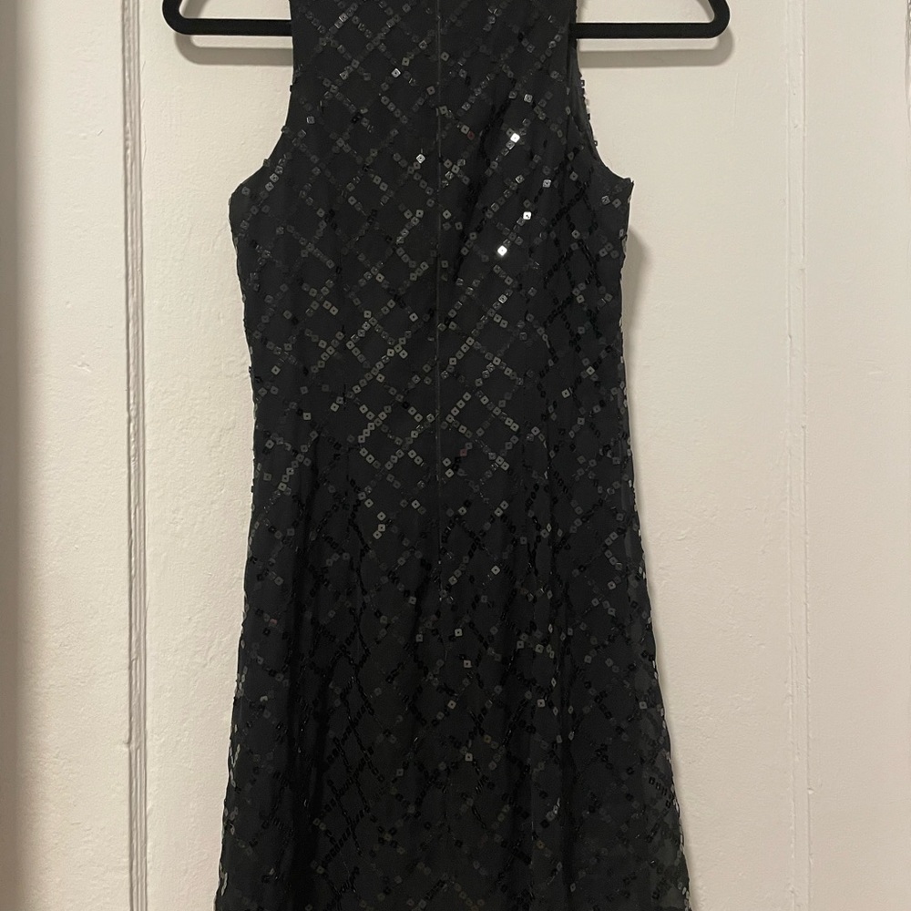 Black sequin cocktail dress - Versus by Versace -34/XS